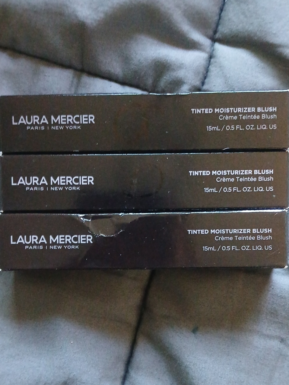 laura mercier Tinted Moisturizer Blush in Brown Packaging